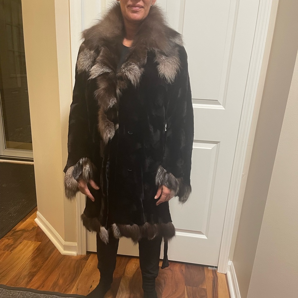 Fur coat from saks